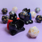 Cat with Cloak Dnd Companion D20 Holder