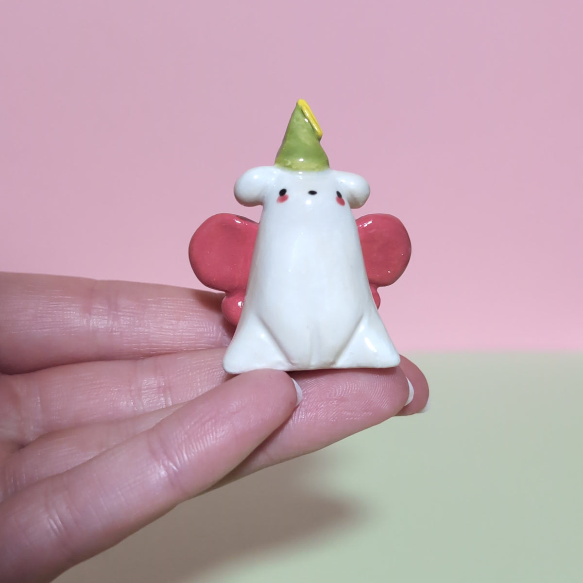 Mini Fairy Princess Puppy & Cat Ceramic Figurines