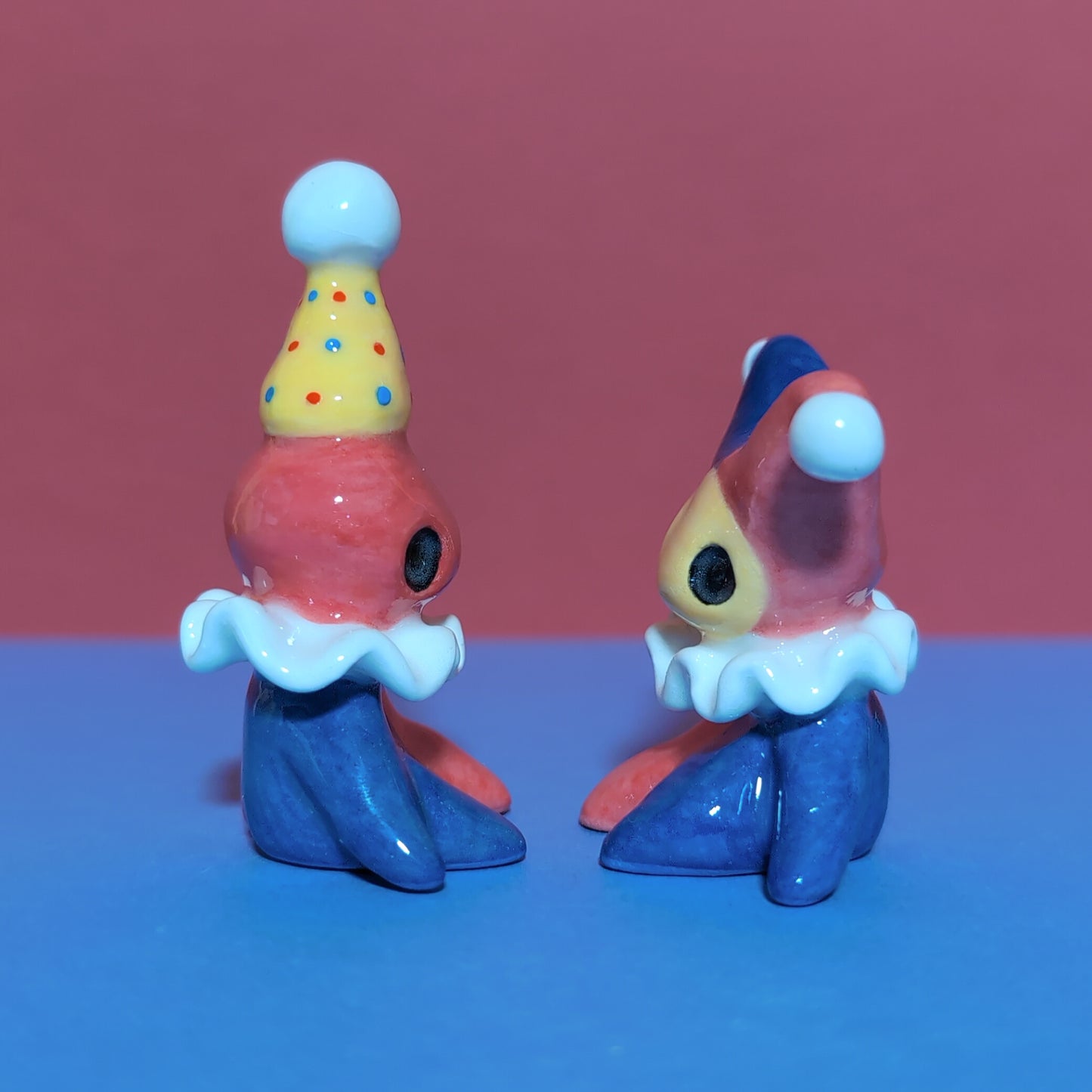 Clown Jester Ceramic Figurine