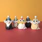 Mini Clown Kitty Cat Ceramic Figurine