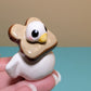 Goose with Bread Cutie Ceramic Figurine