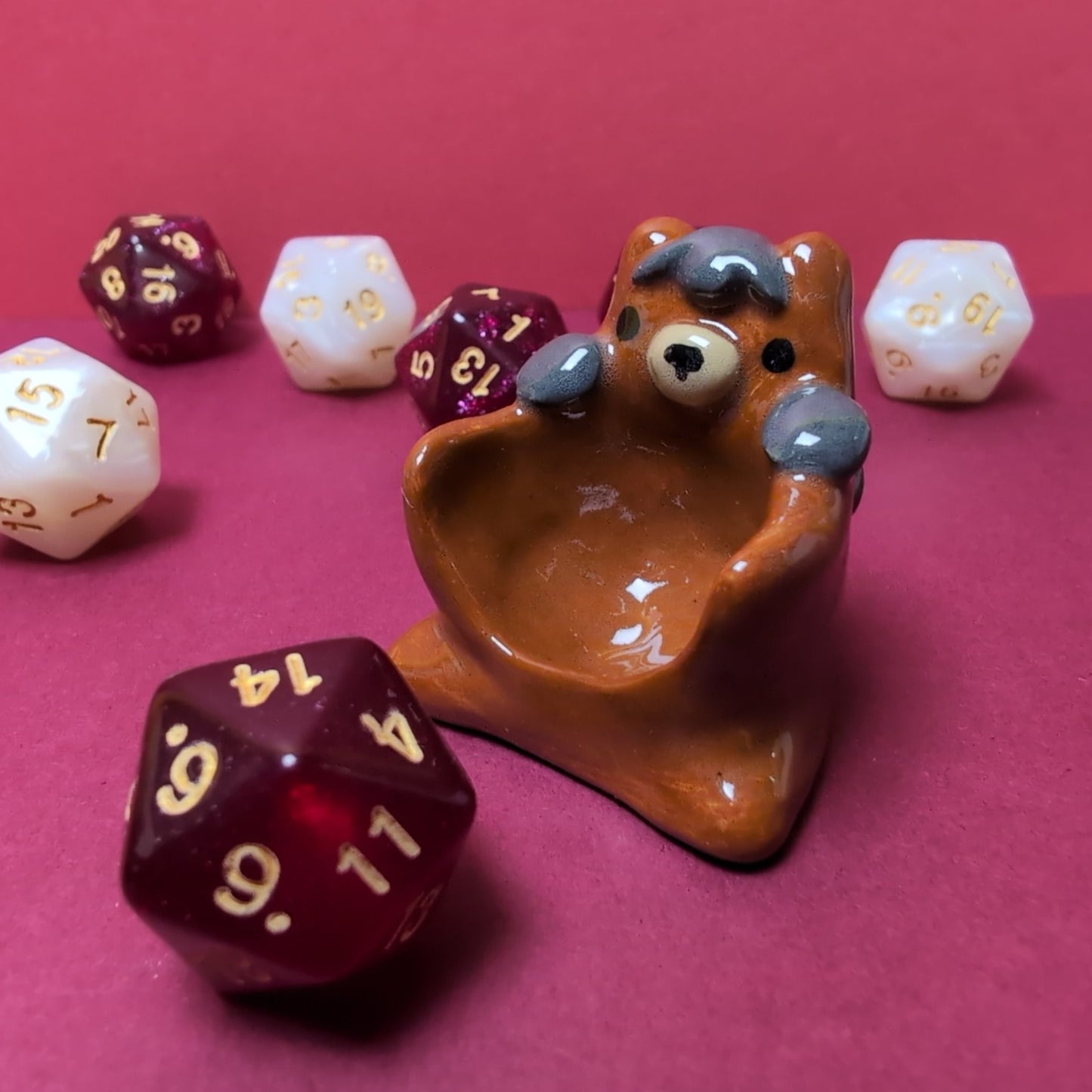 Critical Role Trinket the Bear D20 Holder