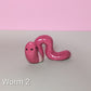 Wormy Ceramic Figurine
