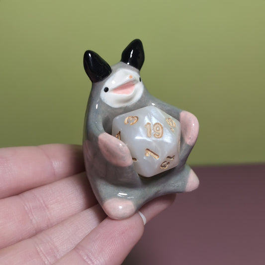 Dnd Possum Companion D20 Holder