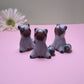 Screaming Raccoon Ceramic Figurine