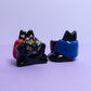 Cat with Cloak Dnd Companion D20 Holder