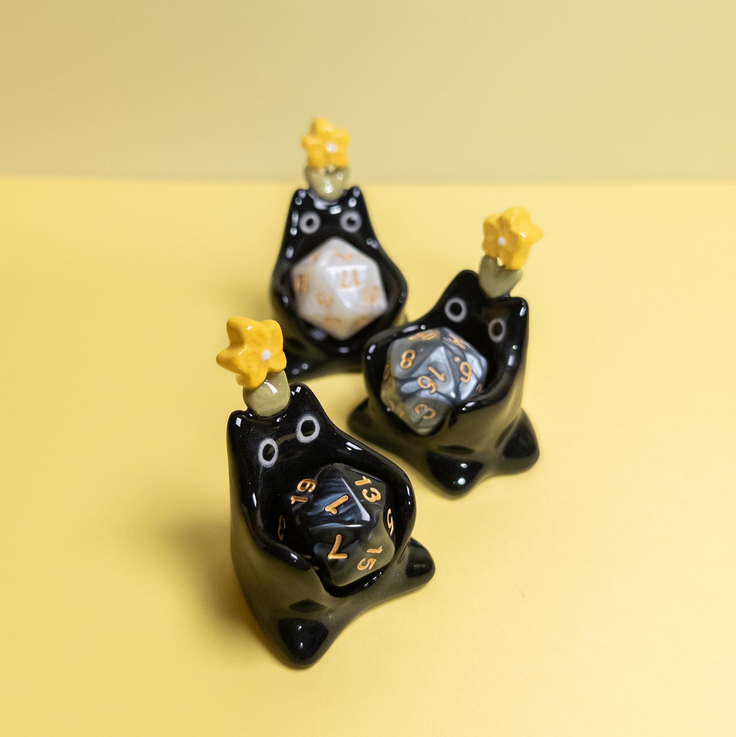 Flower Cat Dnd Companion D20 Holder