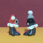Clown Jester Ceramic Figurine