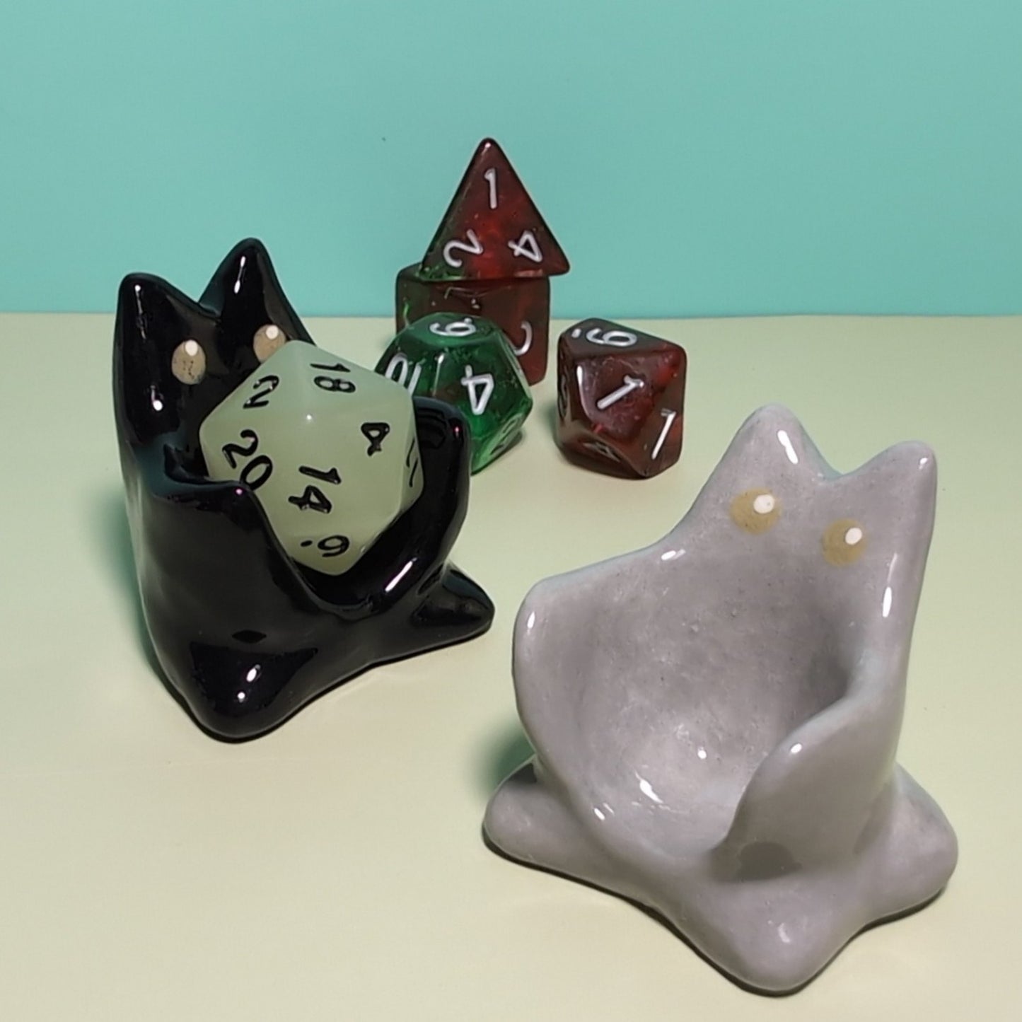 Dnd Cat Companion D20 Holder