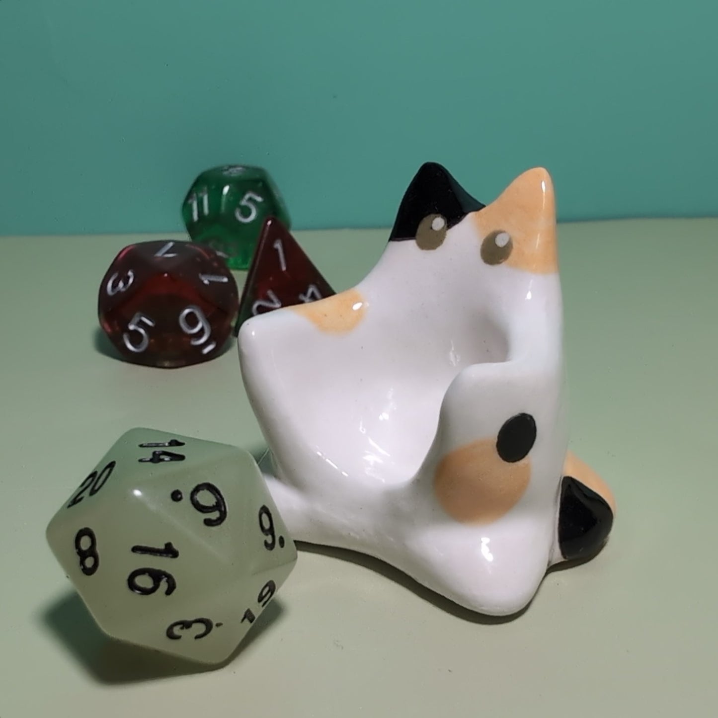 Dnd Cat Companion D20 Holder