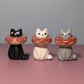 Donut Fiasco Kitty Cat Ceramic Figurine
