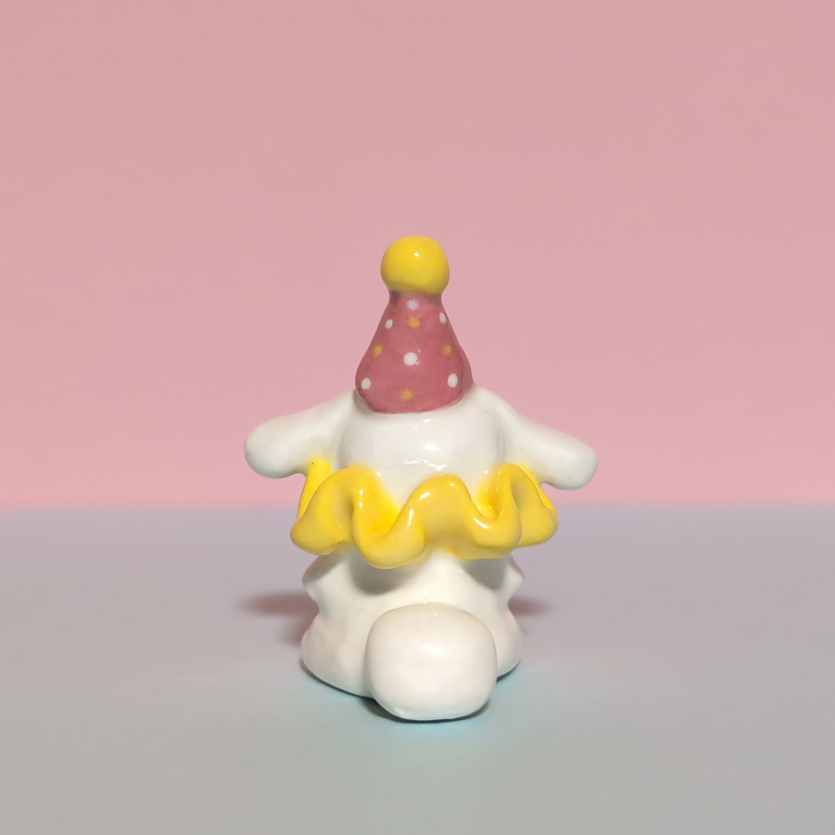 Bunny Clown Ceramic Figurine