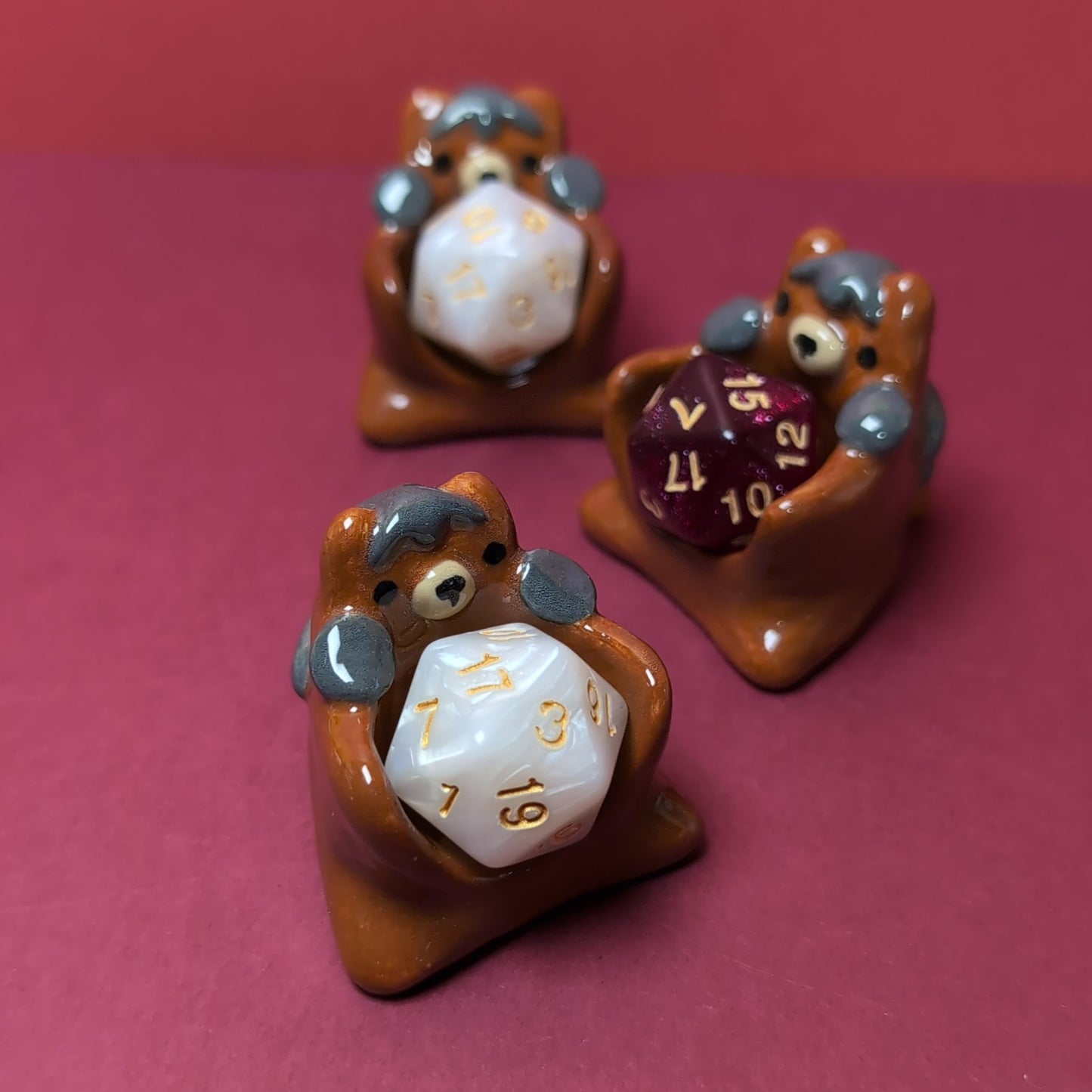 Critical Role Trinket the Bear D20 Holder