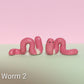 Wormy Ceramic Figurine