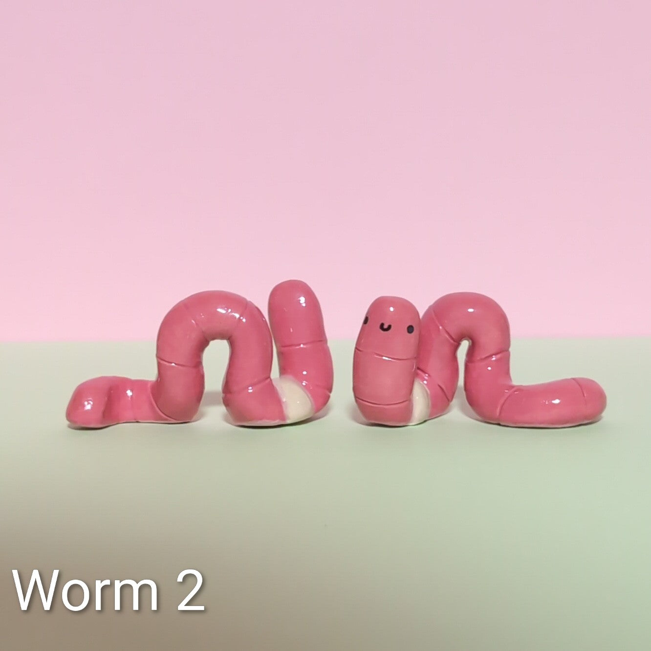 Wormy Ceramic Figurine