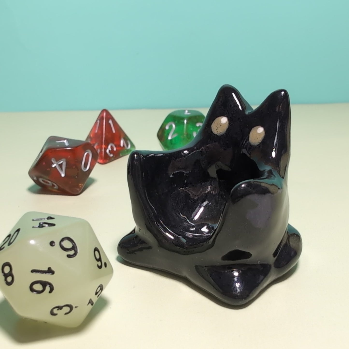 Dnd Cat Companion D20 Holder