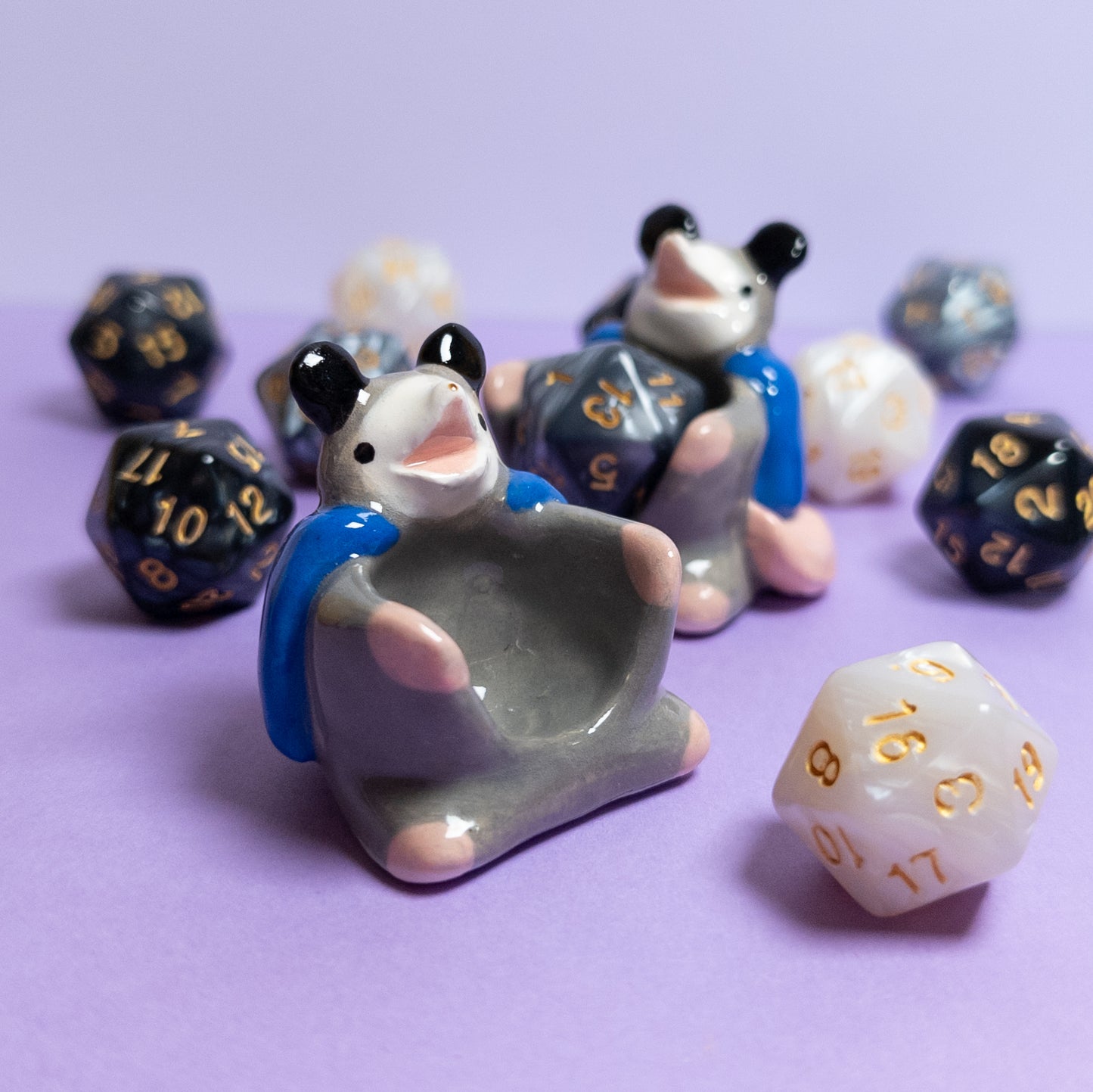 Possum with Cloak Dnd Companion D20 Holder