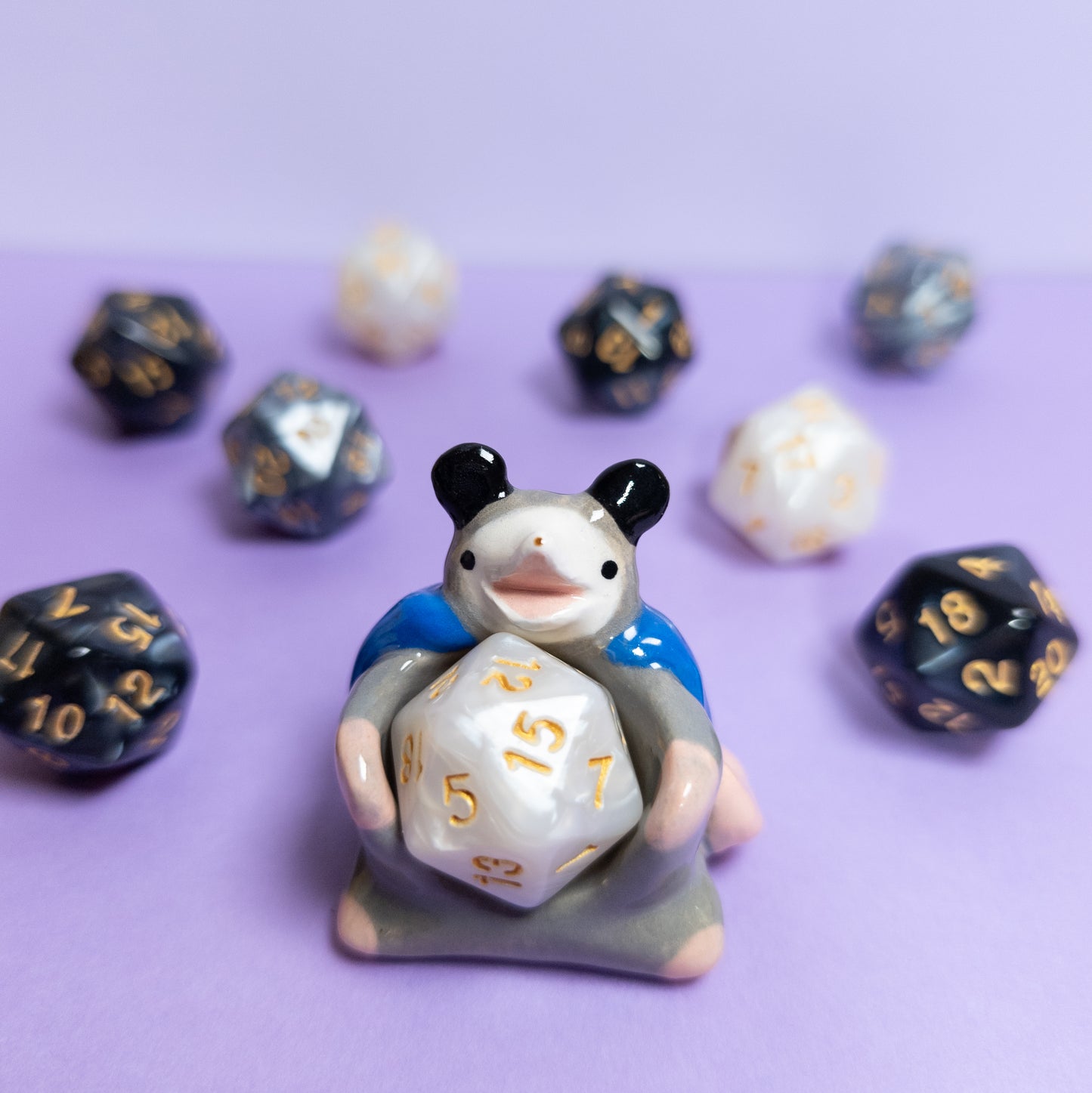 Possum with Cloak Dnd Companion D20 Holder