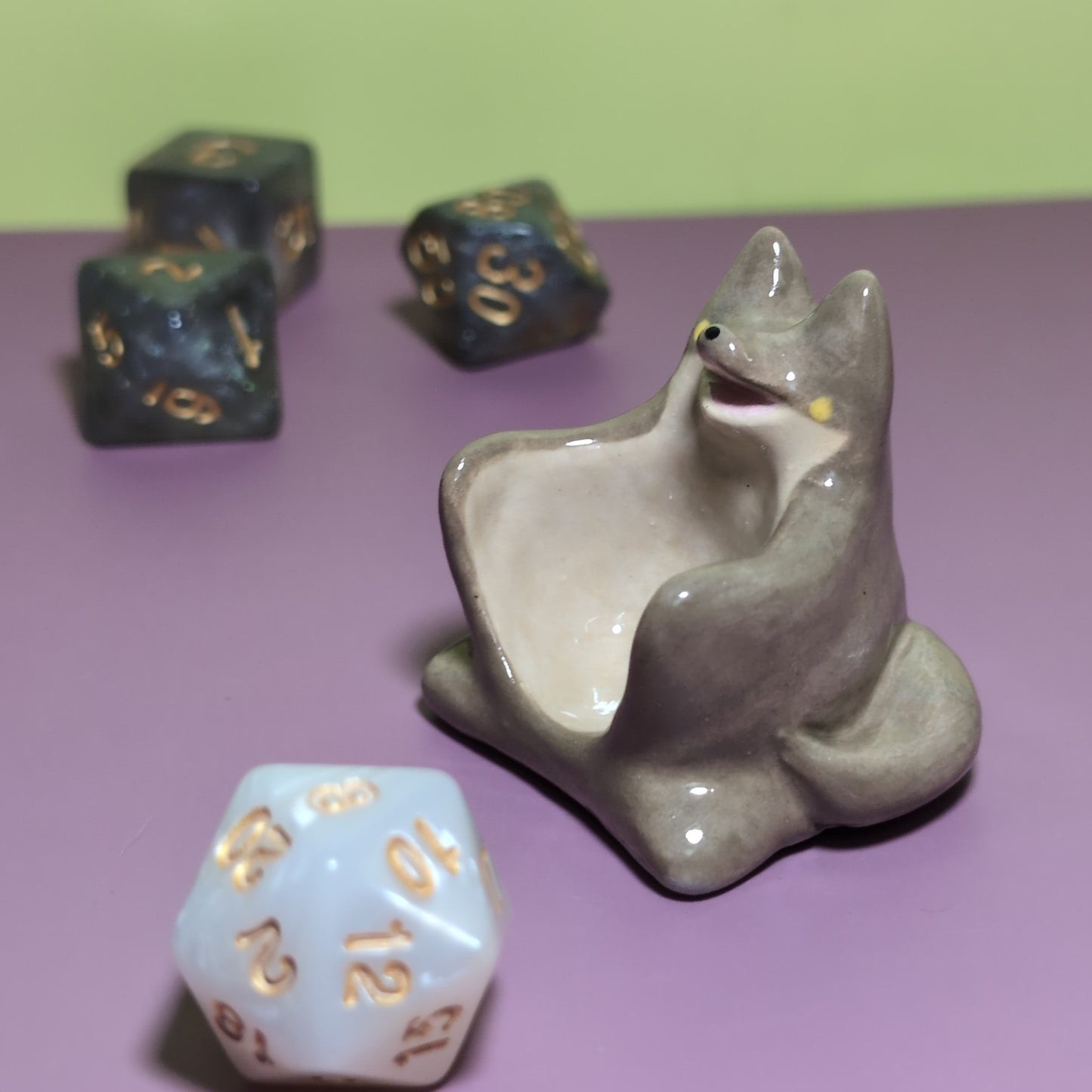 Dnd Wolf Companion D20 Holder