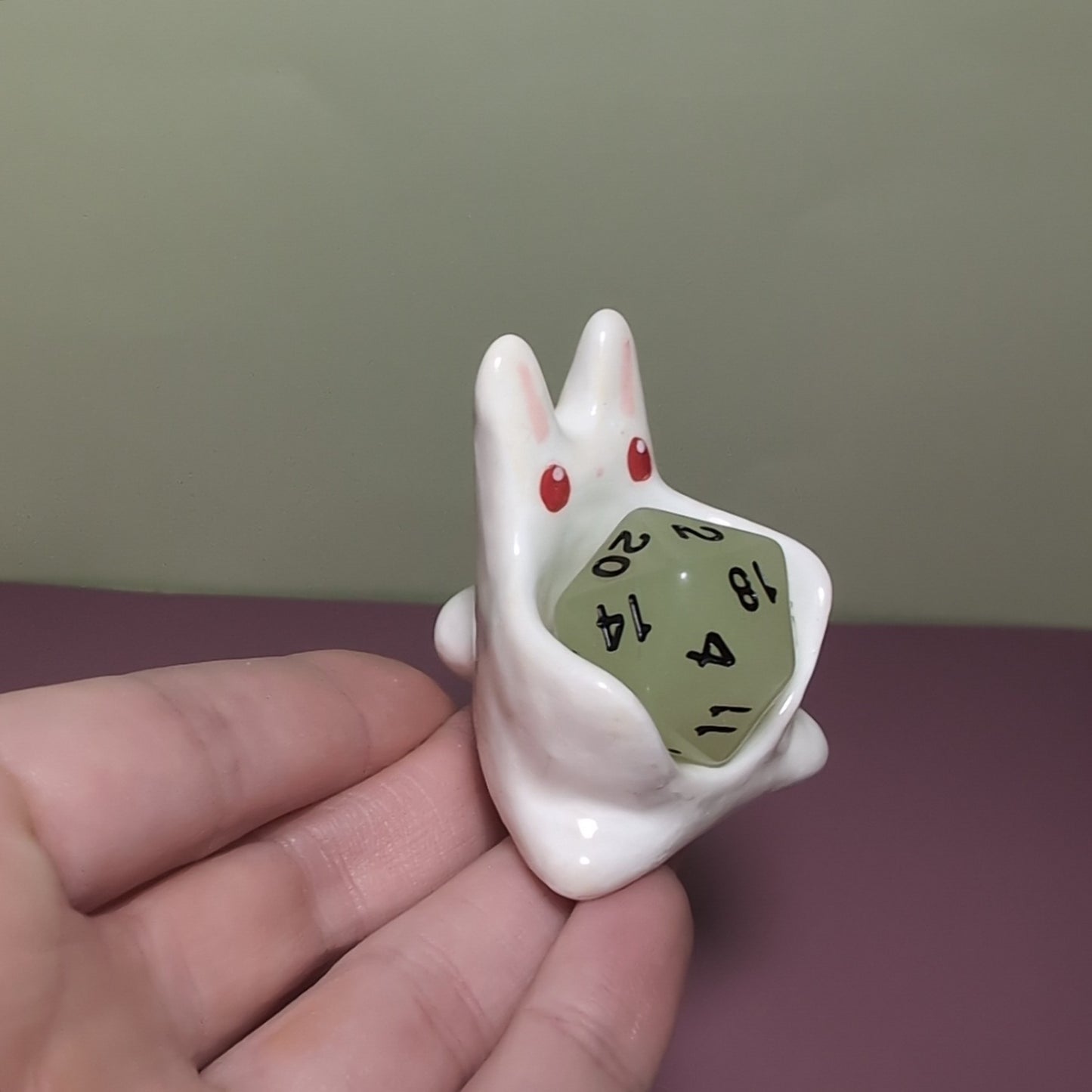 Dnd Bunny Companion D20 Holder