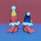 Clown Jester Ceramic Figurine