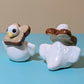 Goose with Bread Cutie Ceramic Figurine