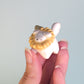 Mini Flower Puppy Dog Ceramic Figurine