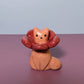 Flower Mishap Kitty Cat Ceramic Figurine