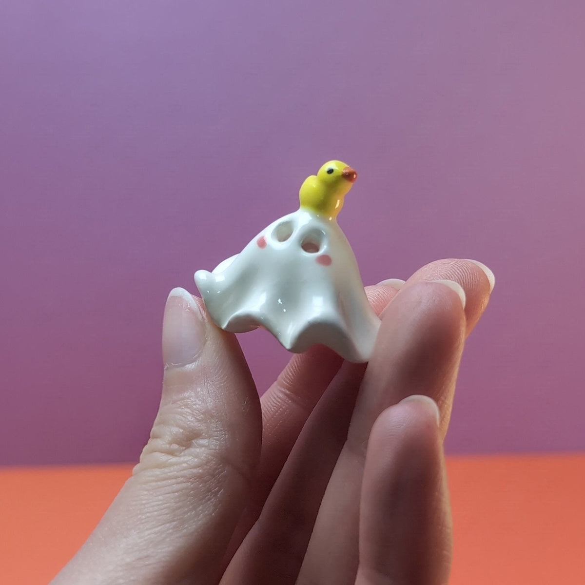 Mini Ghost Ceramic Figurine