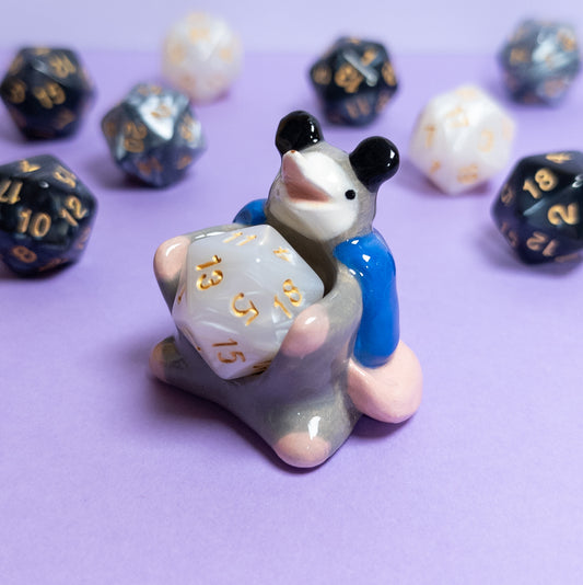 Possum with Cloak Dnd Companion D20 Holder