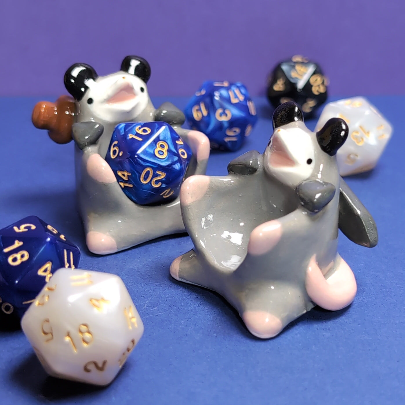 Possum Fighter Dnd Companion D20 Holder