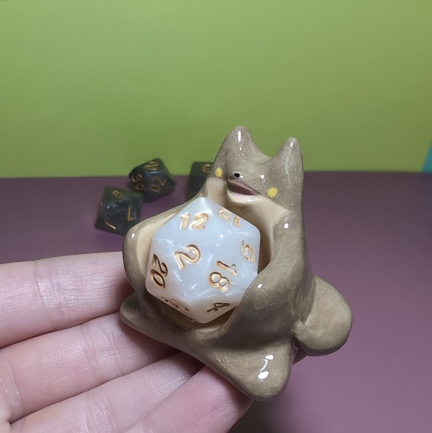 Dnd Wolf Companion D20 Holder