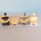 Mini Flower Puppy Dog Ceramic Figurine