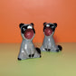Screaming Raccoon Ceramic Figurine
