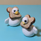 Goose with Bread Cutie Ceramic Figurine