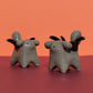 Mini Spider Puppy & Cat Ceramic Figurines