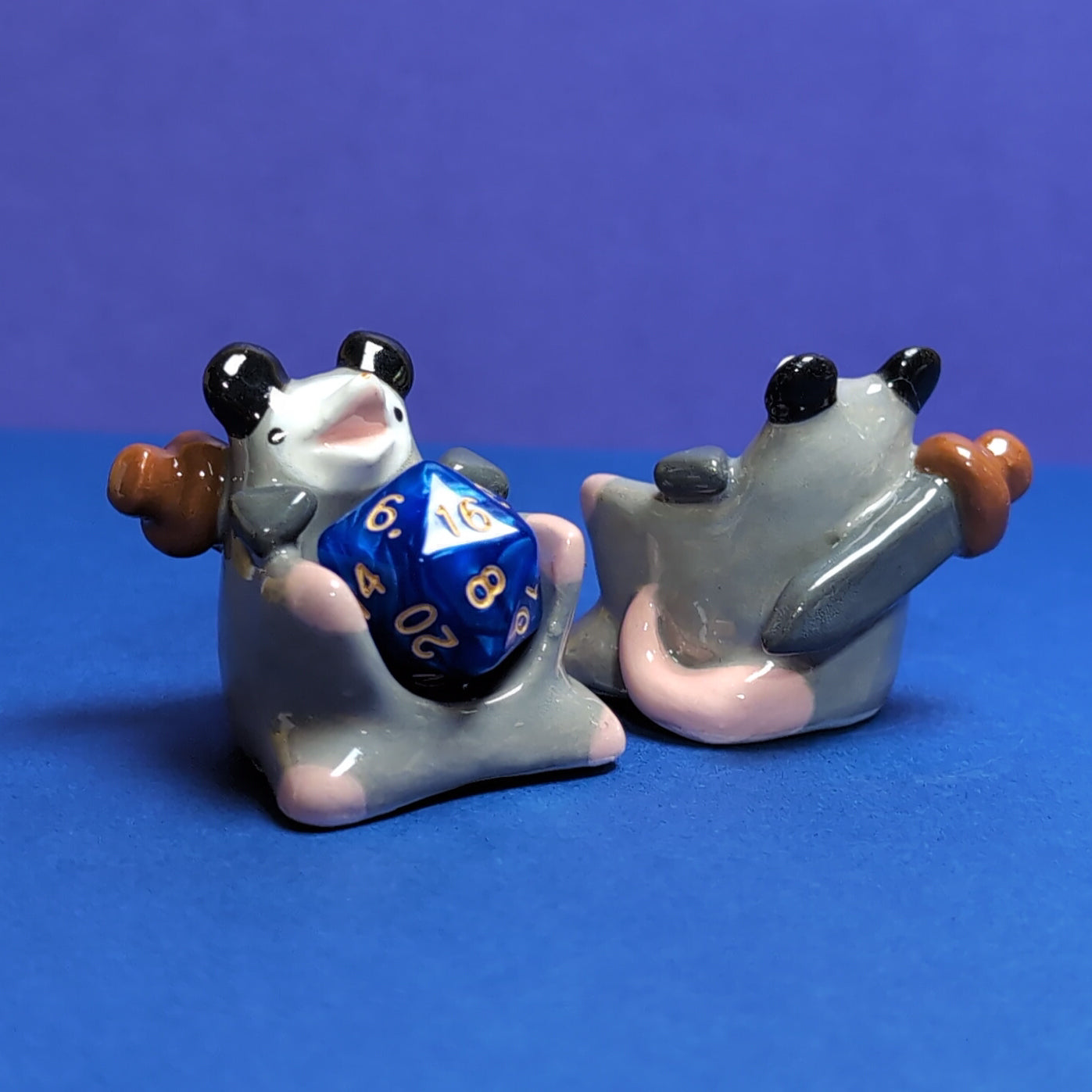 Possum Fighter Dnd Companion D20 Holder