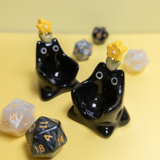 Flower Cat Dnd Companion D20 Holder