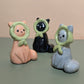 Babushka Cat Ceramic Figurine