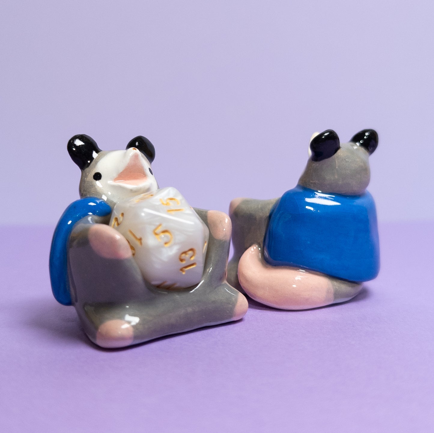 Possum with Cloak Dnd Companion D20 Holder