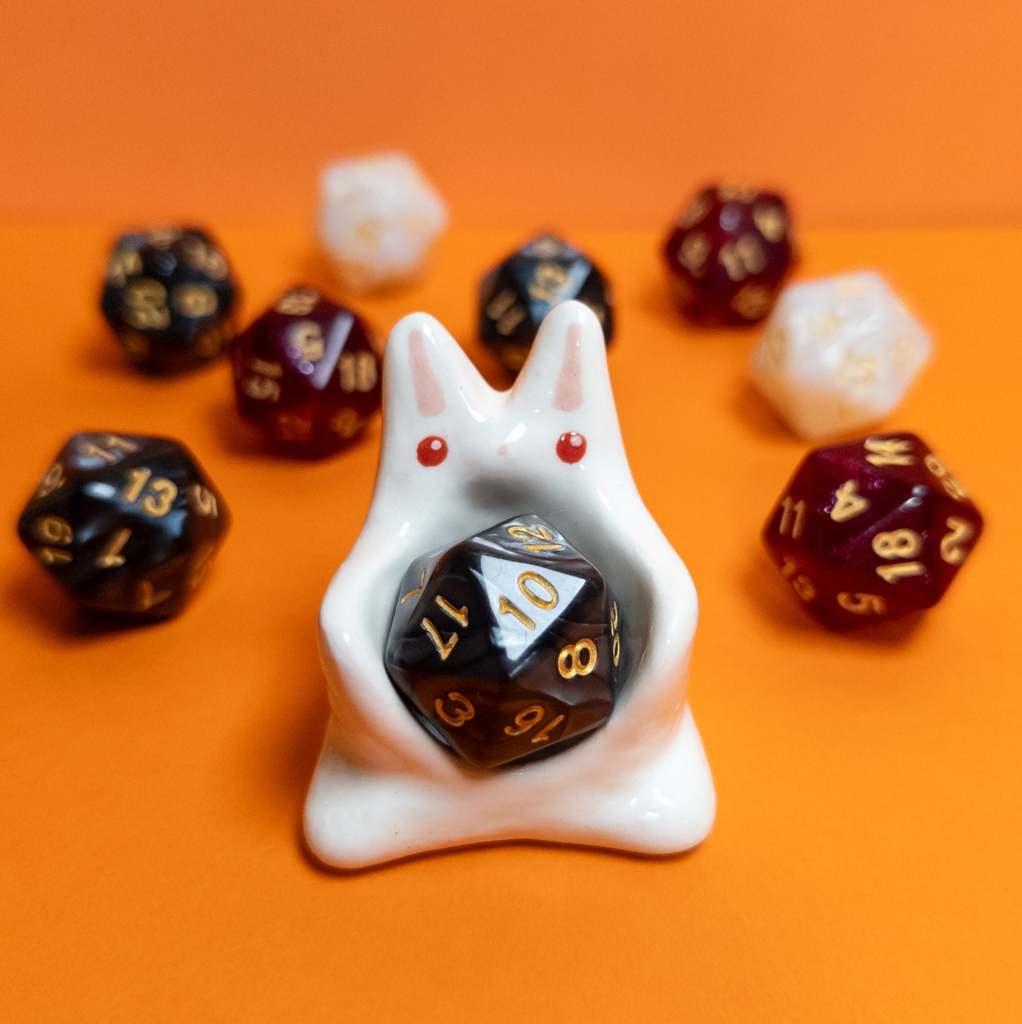 Dnd Bunny Companion D20 Holder