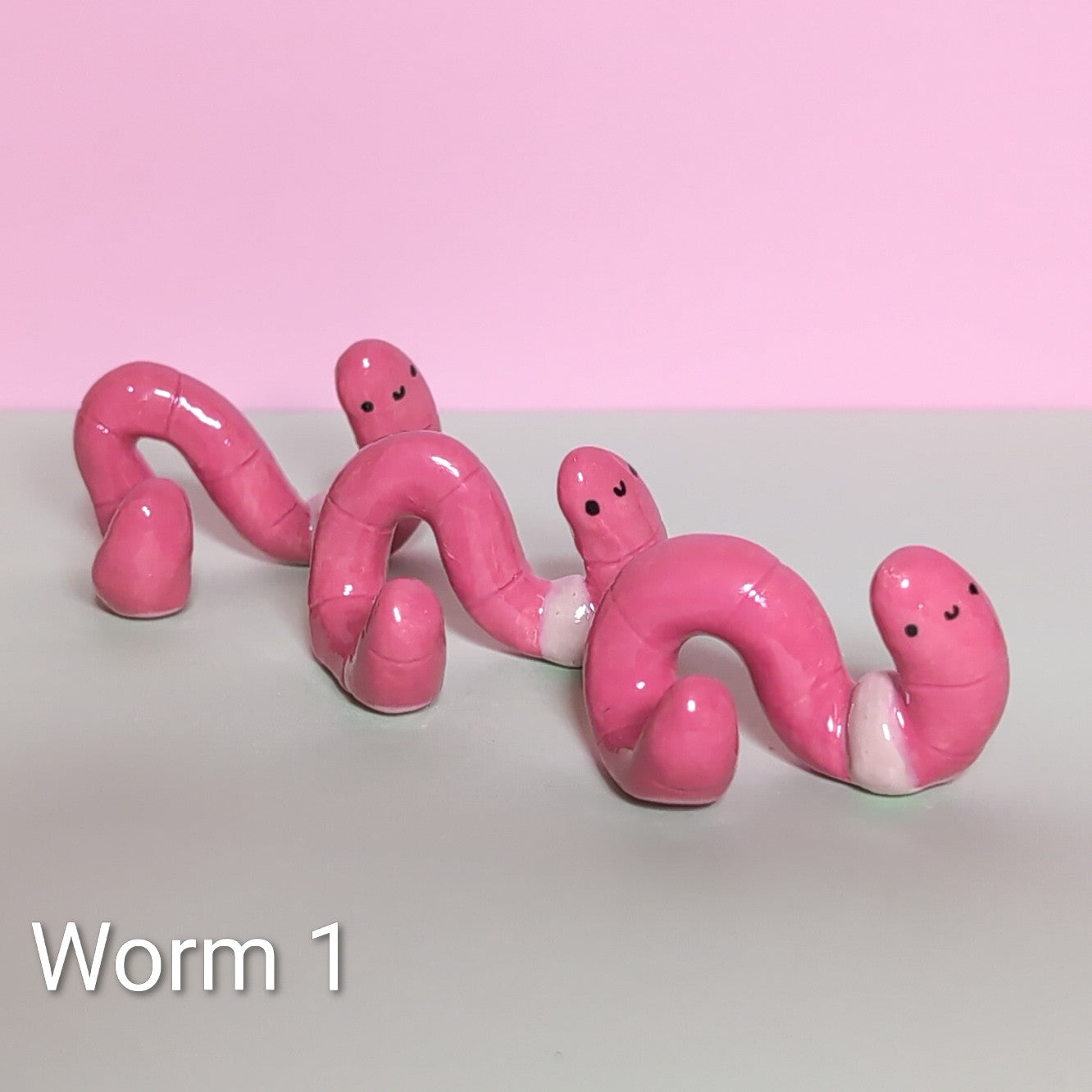 Wormy Ceramic Figurine