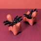 Mini Spider Puppy & Cat Ceramic Figurines