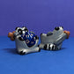 Raccoon Fighter Dnd Companion D20 Holder