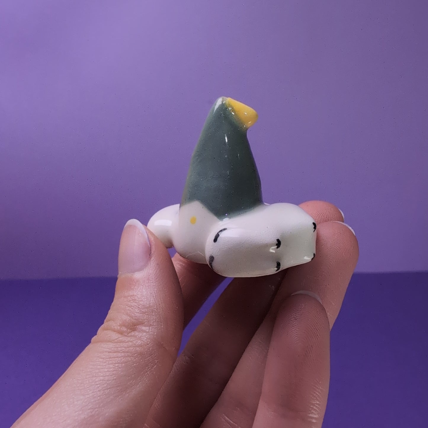Brushbuddy Witch Hat Atelier Ceramic Figurine