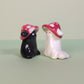 Mini Mushroom Puppy Dog Ceramic Figurine