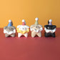 Mini Clown Puppy Dog Ceramic Figurine