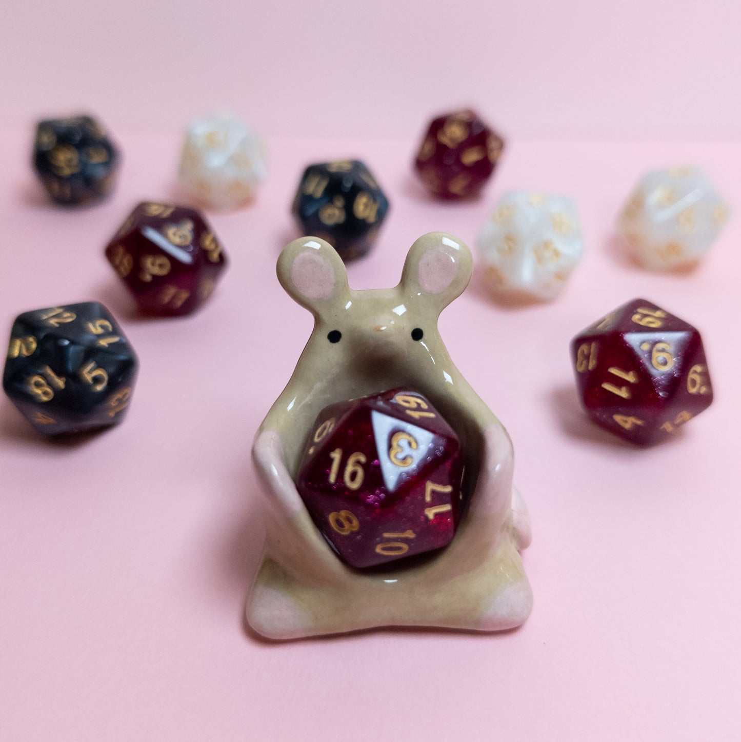 Dnd Mouse Companion D20 Holder