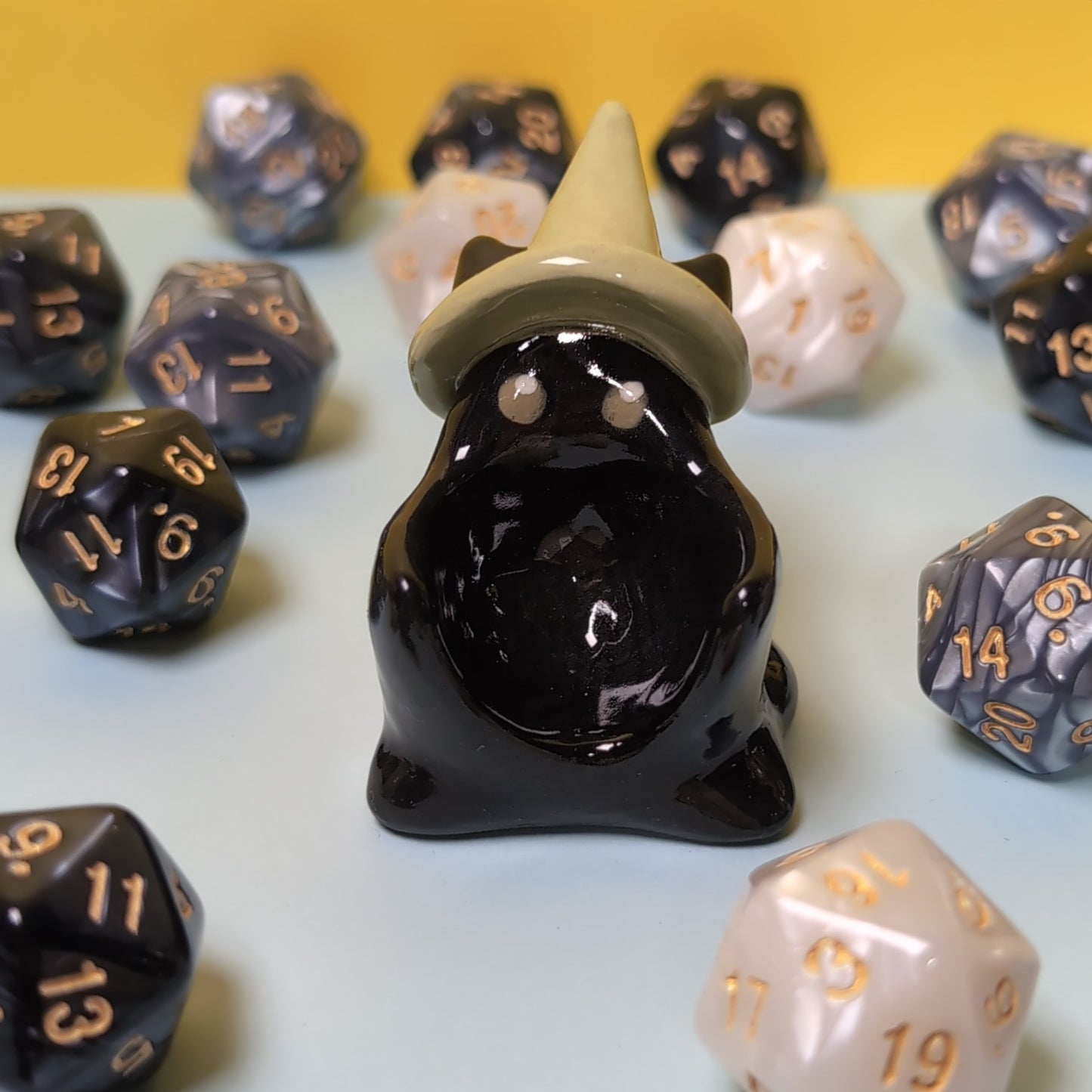 Cat Wizard Dnd Companion D20 Holder