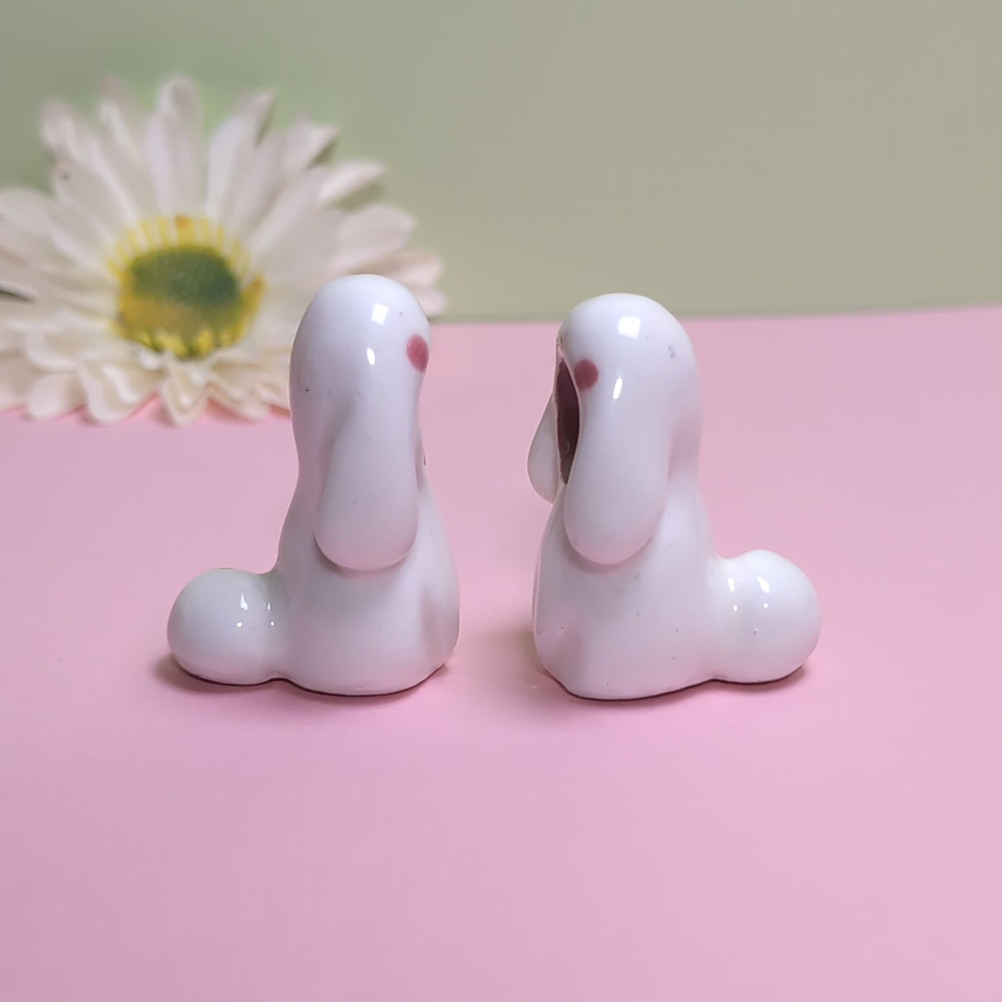 Screaming Bunny Ceramic Figurine